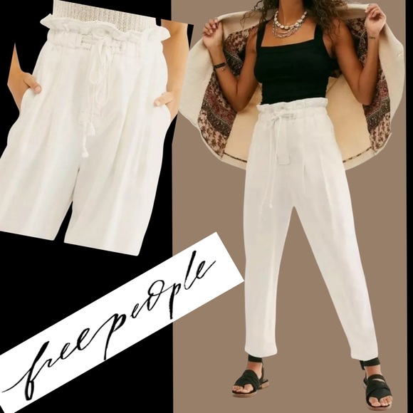 Free People Pants - FREE PEOPLE Margate Pleated Trousers Size S